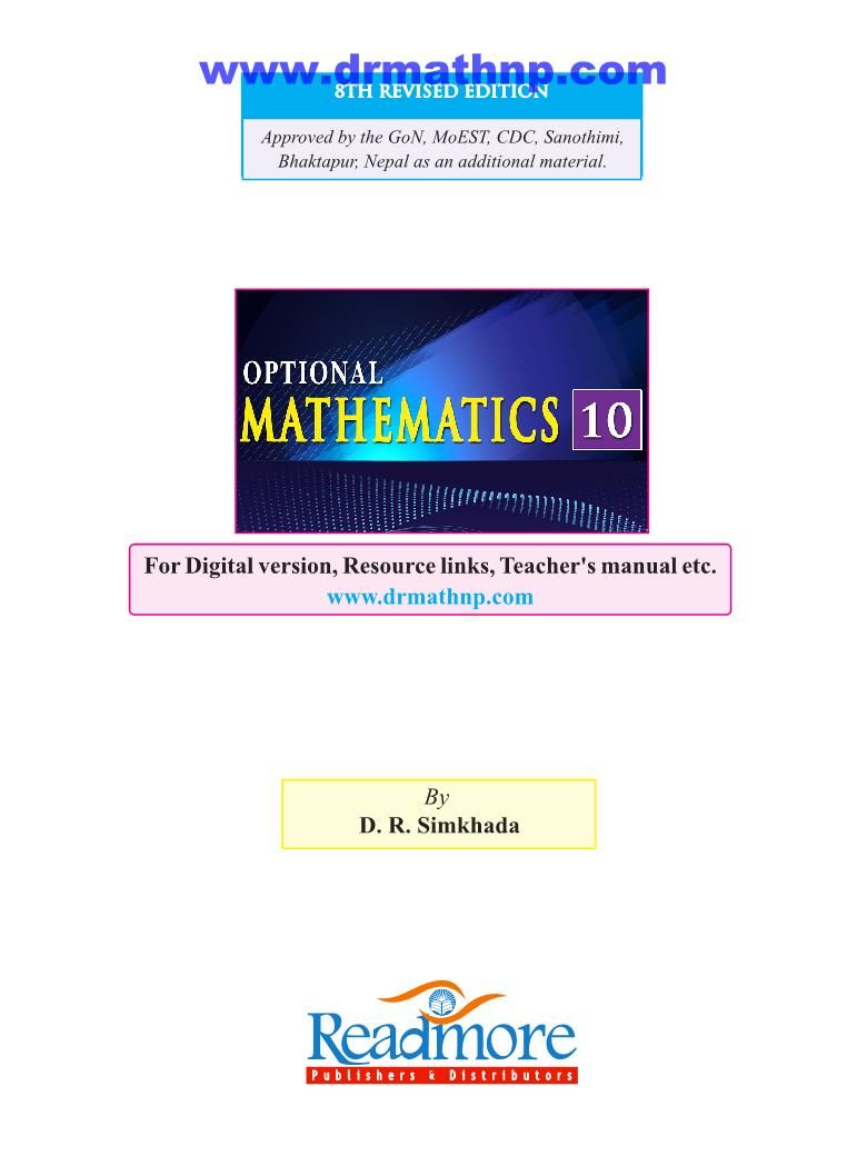 Optional Mathematics 10 [2080]