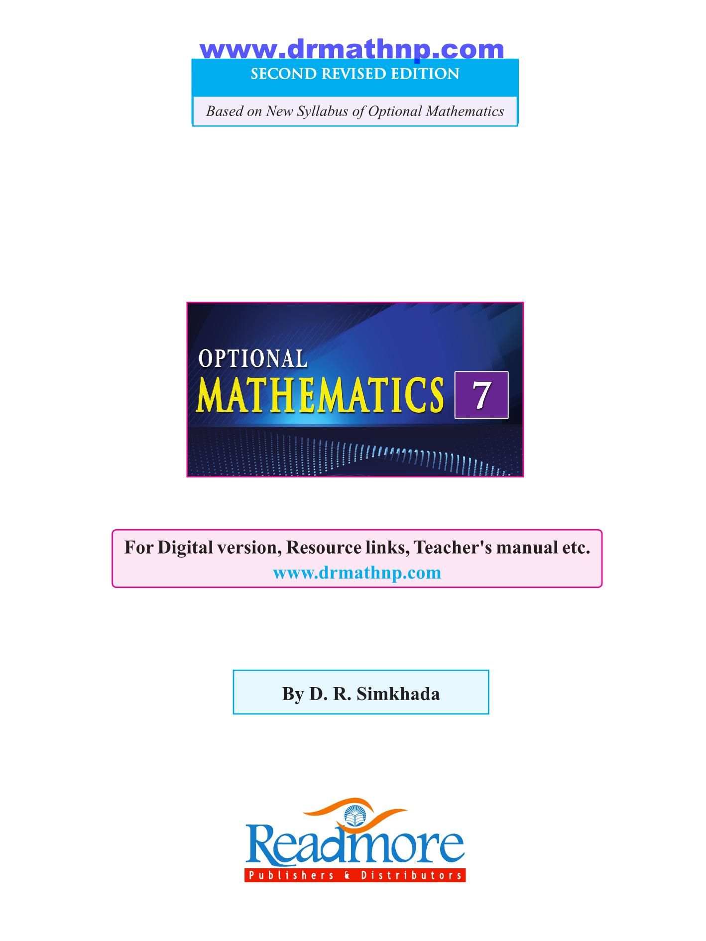 Opt Maths 7 [2079]