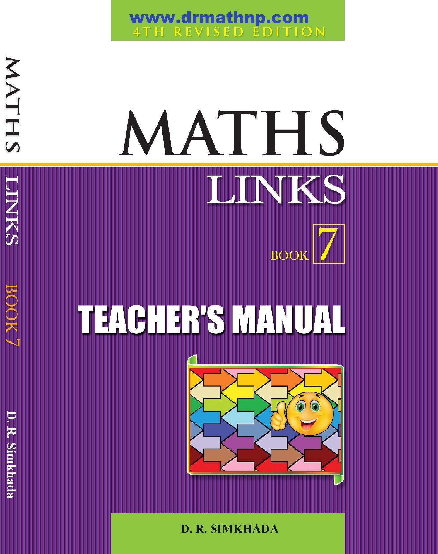 Teacher’s Manual – Maths Links Grade 7